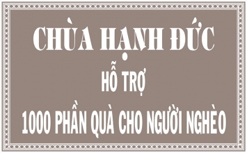 Tp. HCM: Chùa Hạnh Đức hỗ trợ 1000 phần quà cho người nghèo